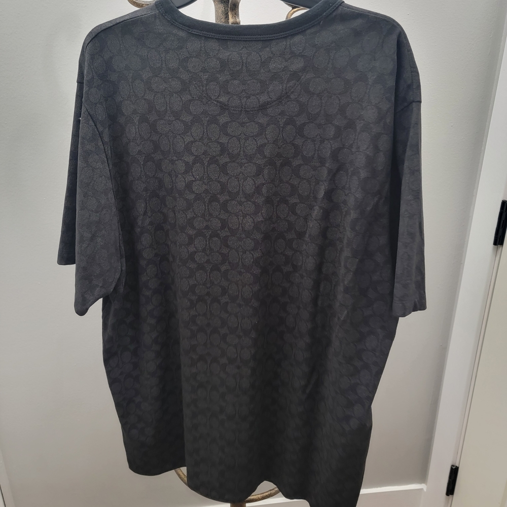 Coach Charcoal Patterned Tee - Picture 3 of 7